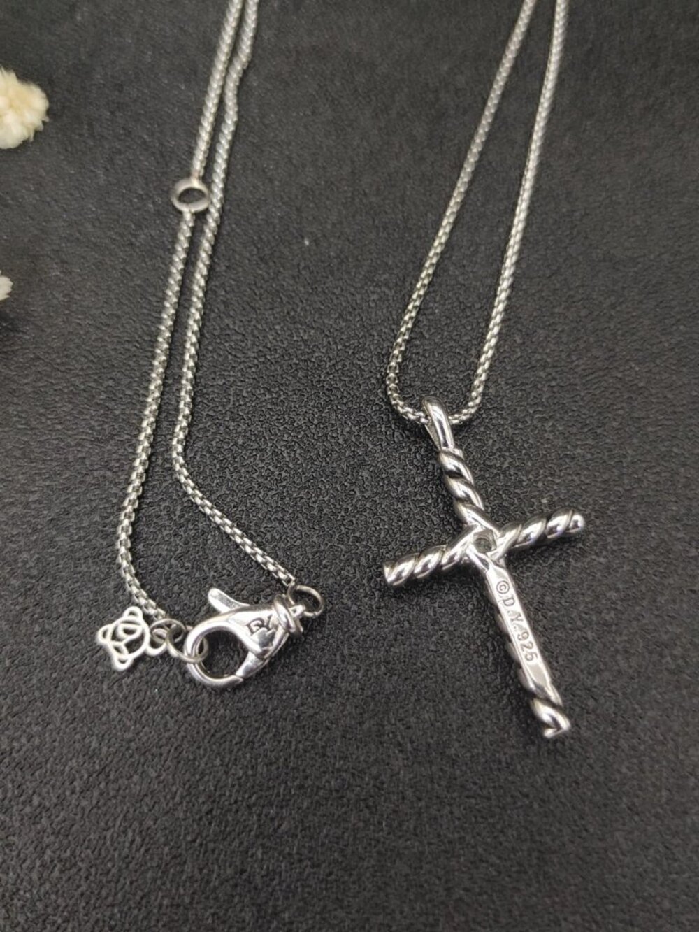 David Yurman 925 Silver Necklaces with Original Pouch - Picture 5 of 6